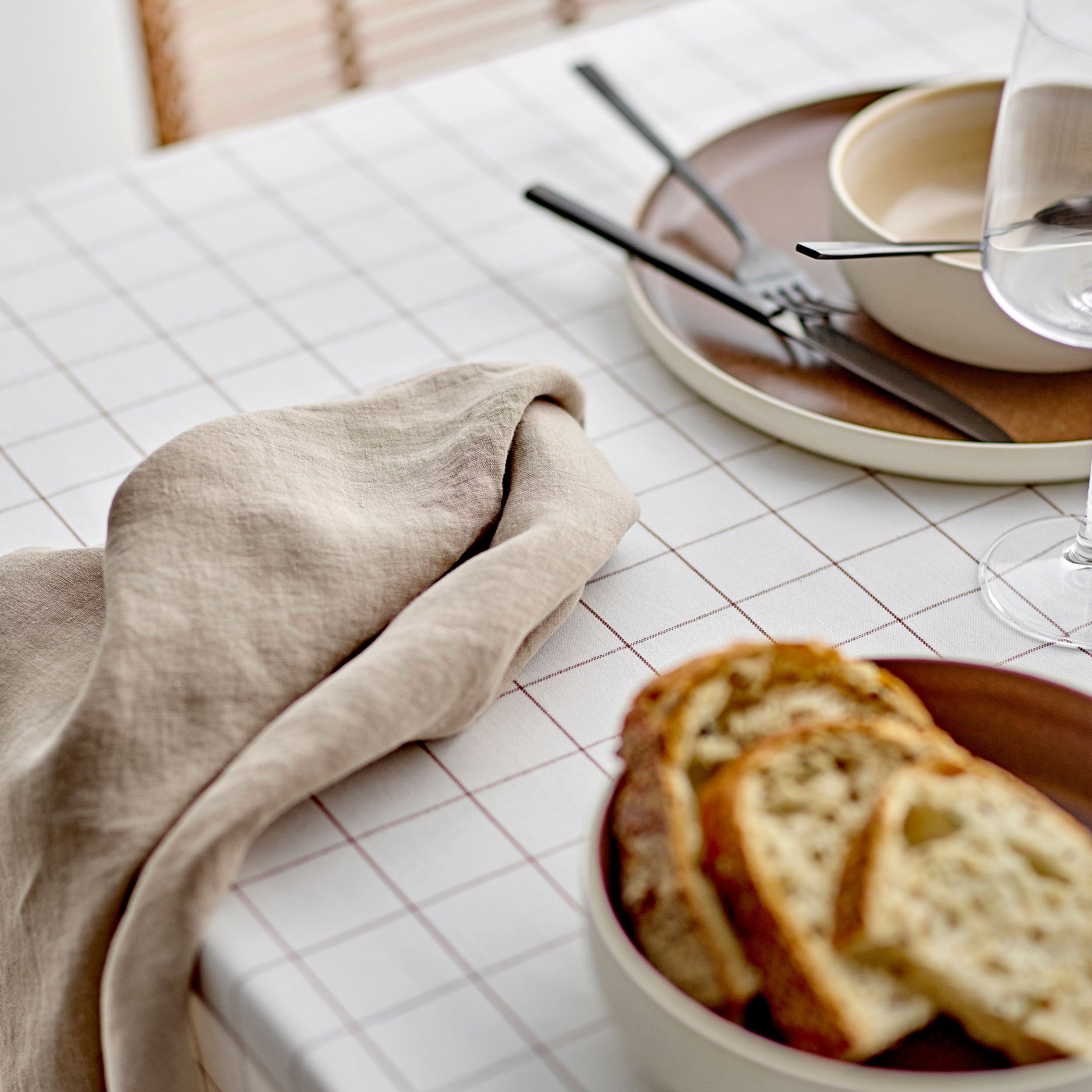 Vista dug 140x270 cm offwhite